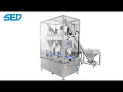 Doğrusal Çift Başlı Otomatik Toz Doldurma Makinesi Paslanmaz Çelik