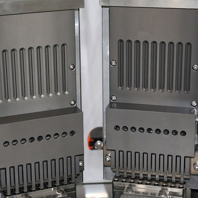 Paslanmaz Çelik Düğmeden Yapılmış Dokunmatik Ekran Yarı Otomatik Kapsül Dolum Makinesi