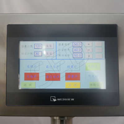 PLC kontrolü ile yarı otomatik toz granülleri kapsül doldurma makinesi