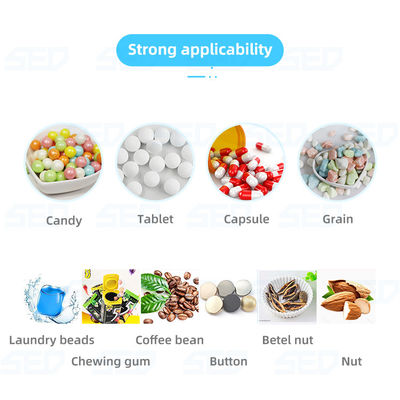 Paslanmaz çelik 12 kanallı tablet kapsülü sayma makinesi