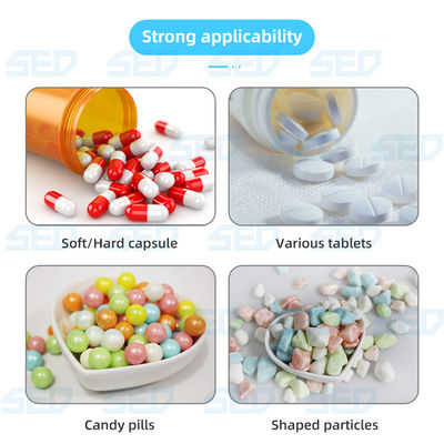 Yarım Otomatik Şeker Büyük Tablet Gel Vc Kapsüller Poşet Çuval Paket Kapsül Ve Tablet Sayma Makinesi