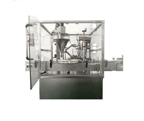 İlaç 0.31KW Suyu Tek Kafa Dolum Makinesi 20 Kutu / Min