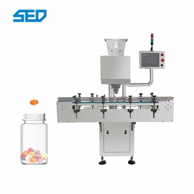 12 kanallı paslanmaz çelik kapsül sayma makinesi 10-50 şişe/dakika
